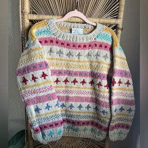 Vintage handmade wool sweater